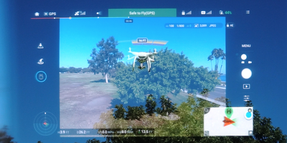 Epson Moverio Smart Glasses provide an augmented reality view for drone pilots.