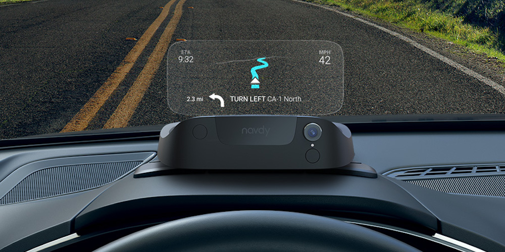 Navdy HUD driving system.