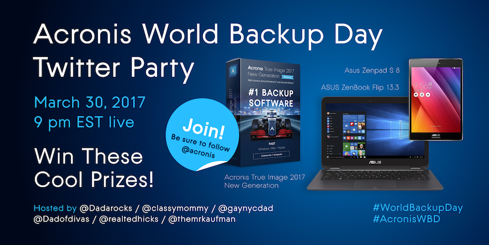 Acronis WBD Twitter Party 2017