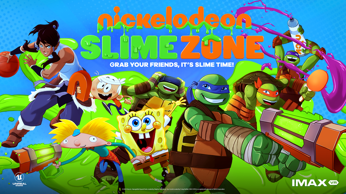 Nickelodeon SlimeZone BannerImage Credit: IMAX VR